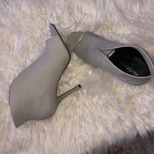 Aldo Gray Suede Bootie